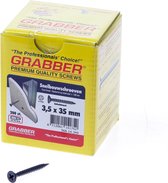 Grabber snelbouwschroef 3.5x 35 fijn