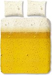 Good Morning Beer - Dekbedovertrek - Tweepersoons - 200x200/220 cm + 2 kussenslopen 60x70 cm - Geel