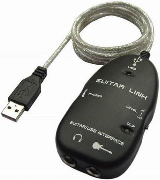 Coretek USB - 6,35mm Jack gitaar / microfoon kabel - 1 meter | bol.com