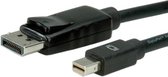 Value Mini DisplayPort - DisplayPort kabel - versie 1.1 (4K 30 Hz) / zwart - 2 meter