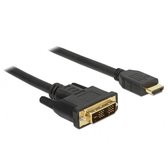 Premium DVI-D Single Link - HDMI kabel / zwart - 0,30 meter