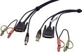 Aten 2L-7D02U DVI-D Single Link KVM kabel met audio en USB - 1,8 meter