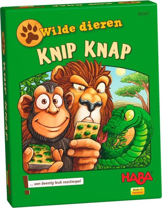 Afbeelding van het spel Haba Wilde Dieren Knip Knap
