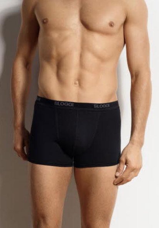 sloggi men Basic Heren Boxershort korte pijp - Zwart - Maat XL