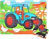 Bigjigs 9 Piece Tray Puzzle - Tractor