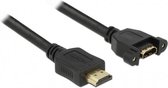 DeLOCK HDMI (m) - HDMI (v) inbouw adapter - versie 1.4 (4K 30Hz) - 0,50 meter