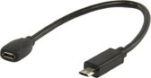 USB micro B (MHL) - micro B 11-pin datakabel 0,20 m