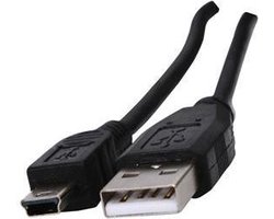 Wentronic - USB 2.0 A Male naar USB 2.0 Mini Male - 1.8 m