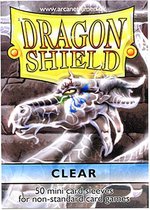 Asmodee SLEEVES Dragon Shield Mini - Clear (50ct) - EN