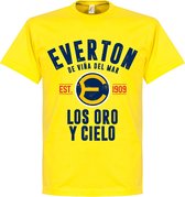 Everton de Chile Established T-Shirt - Geel - XXL