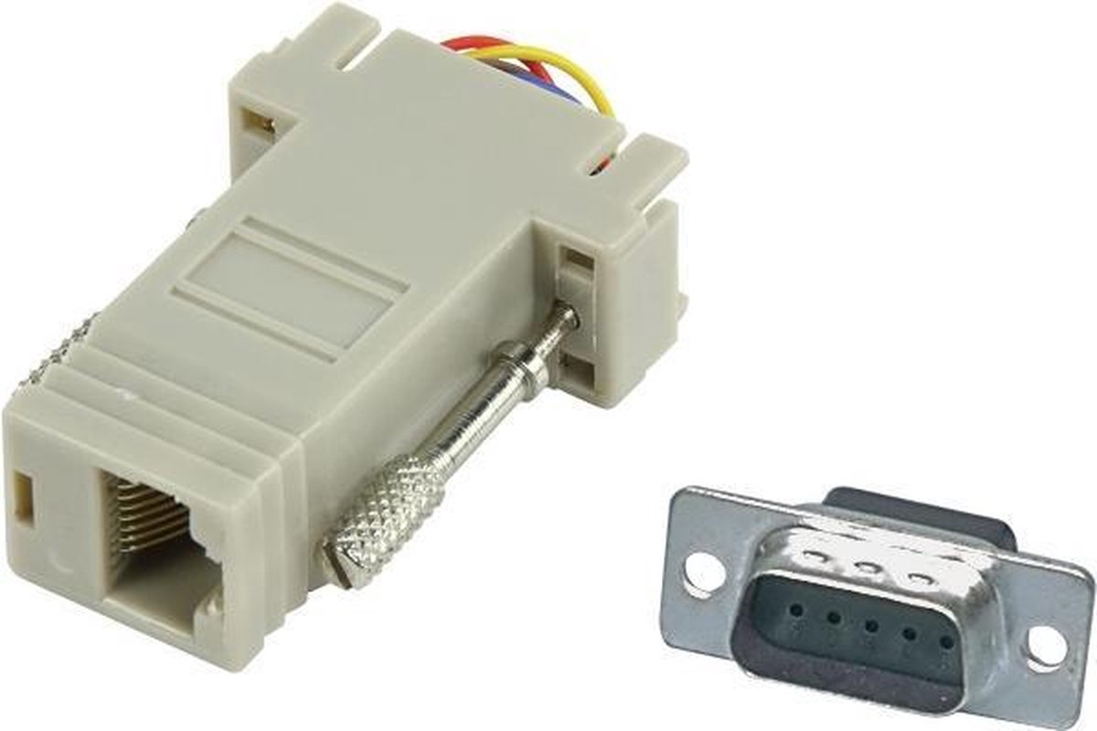 Valueline Adapter RJ45 vrouwelijk - 9p SUB-D mannelijk