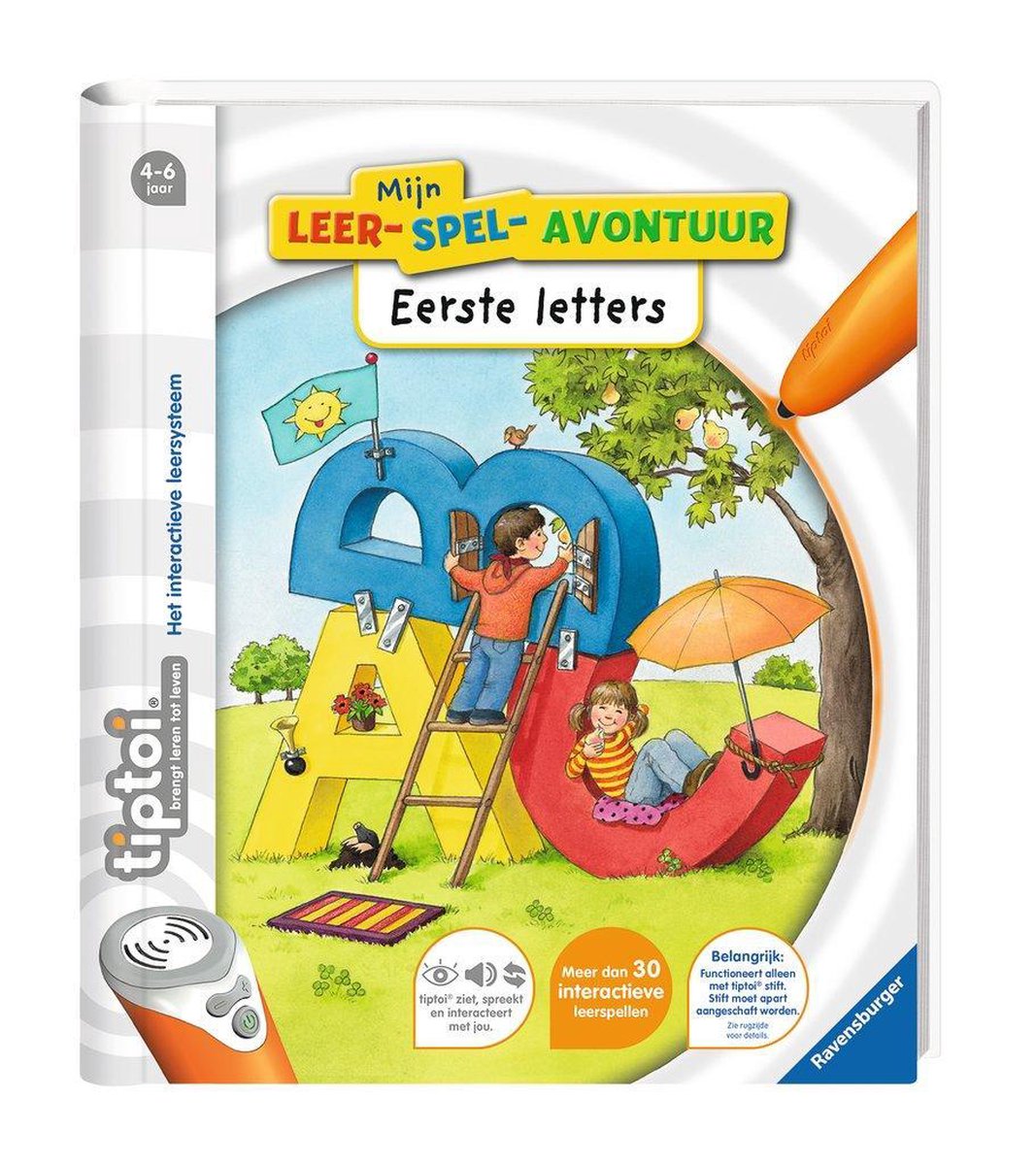 Ravensburger tiptoi® boek Mijn leerspel Avontuur Eerste letters
