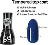 Top coat gellak - tempered - UV/LED - 15mL