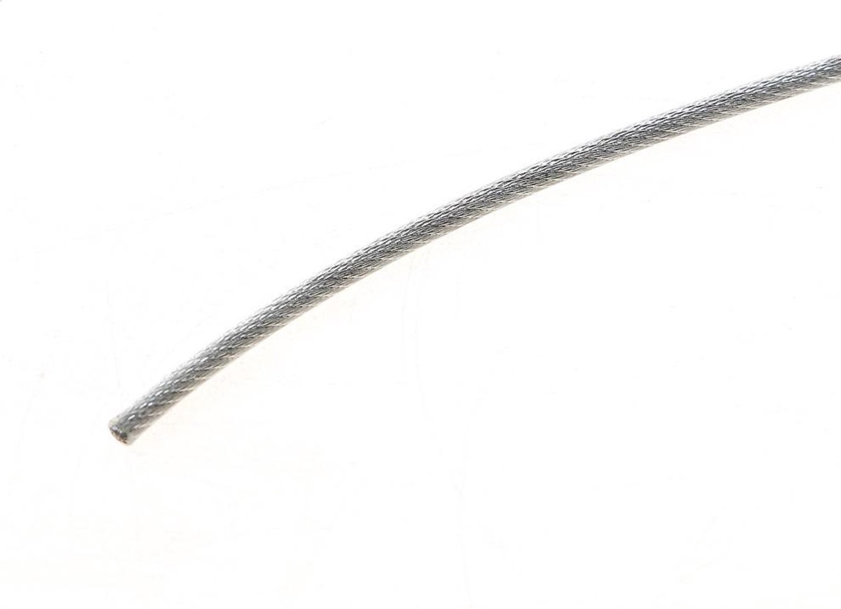 Câble acier 607 2mm 6x7 + 1Twk Galvanisé 100M