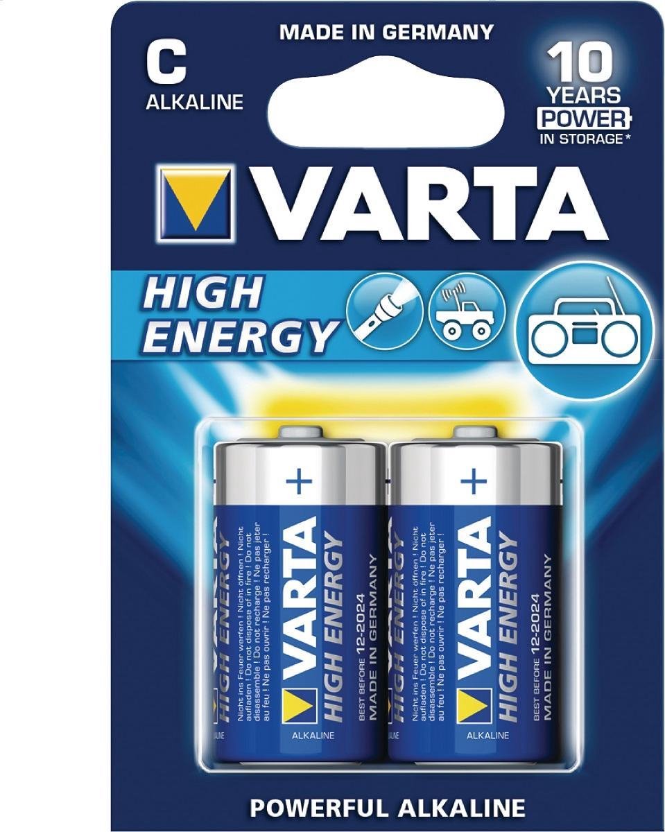 Varta Longlife Power C Batterijen - LR14 - 2 stuks | bol.com