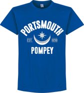 Portsmuth Established T-Shirt - Blauw - XL