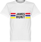 James Hunt Stripes T-Shirt - Wit  - XS