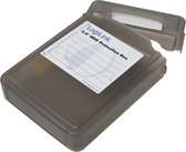 Boîtier de protection verrouillable LogiLink pour disque dur 3,5 '' / noir