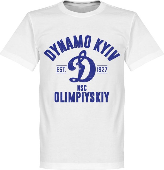 Dynamo Kiev Established T-Shirt - Wit - XS