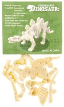 36 stuks 3D mini puzzel Dinosaurus skelet - botten - 15 stukjes - uitdeelcadeautjes - traktatie - 9 cm