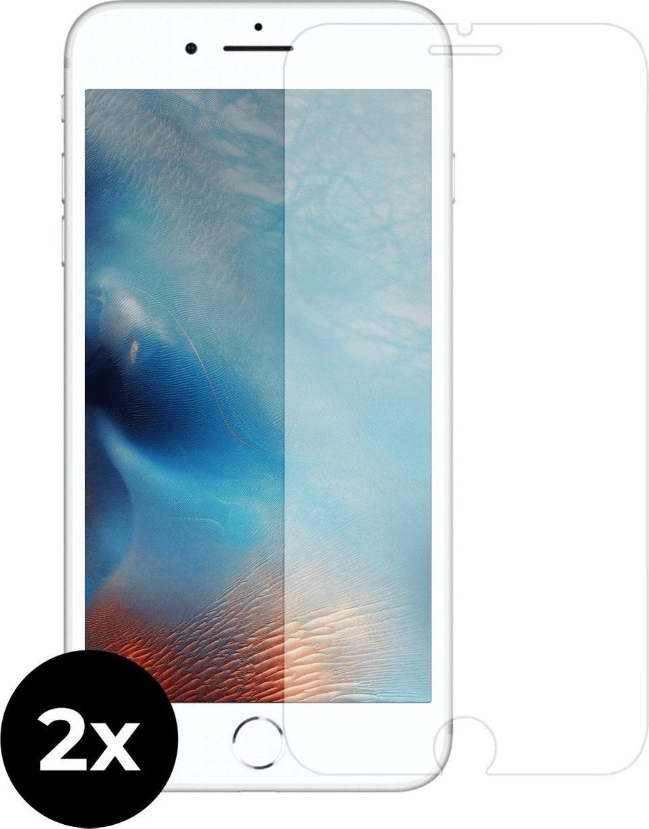 2x Tempered Glass screenprotector - iPhone 6s Plus op Prijzenvolger.com
