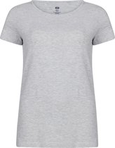 WE Fashion Dames T-shirt van biologisch katoen - Maat L