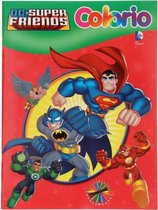 kleurboek superman dc super friends r