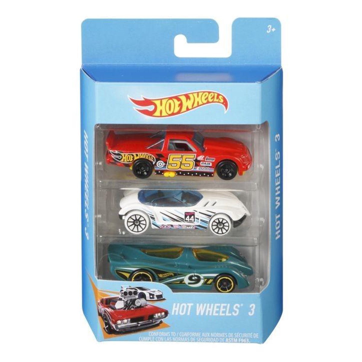 Hot Wheels Diecast 3 pak autoset — afbeelding 19
