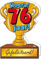 Wenskaart Trofee 76 jaar