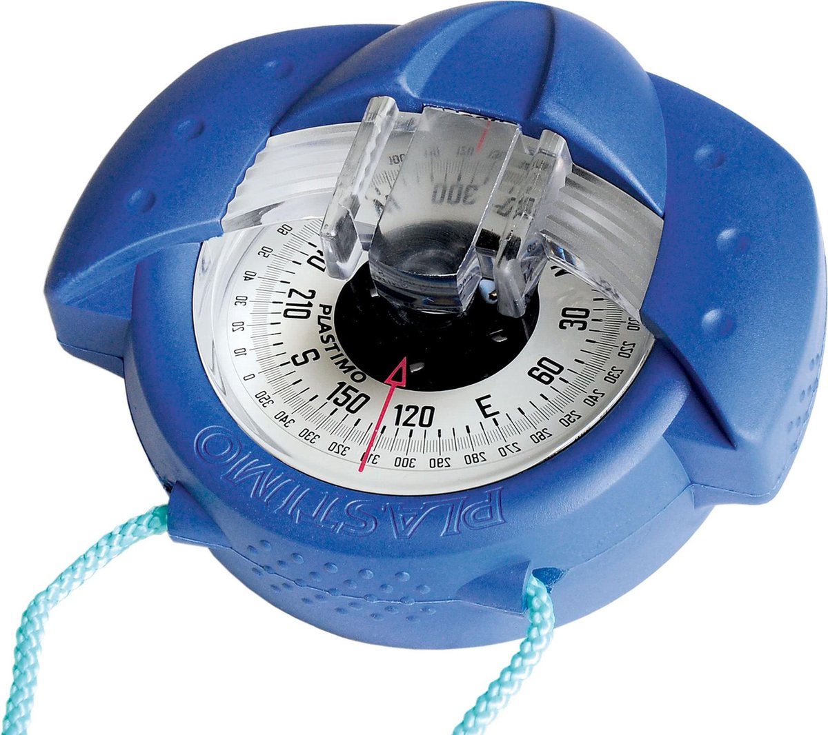 Plastimo kompas, blauw, graden, glow in the dark verlichting