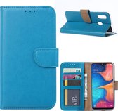 Samsung Galaxy A20E - Bookcase Turquoise - portemonee hoesje