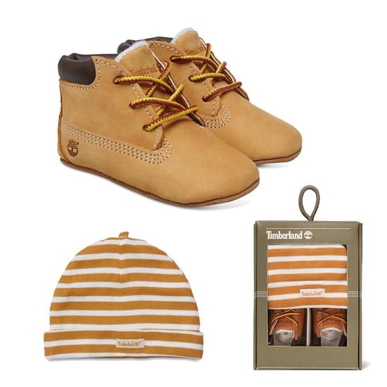 bol.com | Timberland Kids Crib Boots W/Hat - Wheat - Maat 17