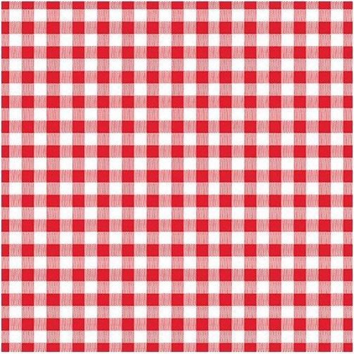 Oktoberfest - 30x rood met wit geruite servetten 33 x 33 cm -- Papieren wegwerp servetjes - Feest versieringen/decoraties - Merkloos