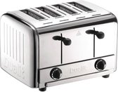 2 X 2 Combi Toaster - 4 Sleuven - RVS - 42174 - Dualit L139 - Horeca & Professioneel