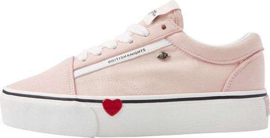 British Knights Mack Platform Dames Lage Sneakers - Roze - Maat 37 | bol.com