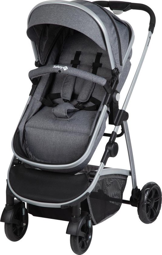 Product: Safety 1st Hello 3-in-1 Kinderwagen (Inclusief reiswieg en autostoeltje) - Black Chic, van het merk Safety 1st