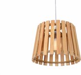 Hanglamp Hout Rond Houtkleur 34 cm - Madera Betula