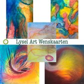 5x Art Wenskaarten met luxe envelop (Lysel Art Pastel)