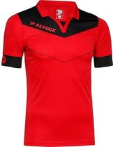 Patrick Power Shirt Korte Mouw - Rood / Zwart | Maat: L