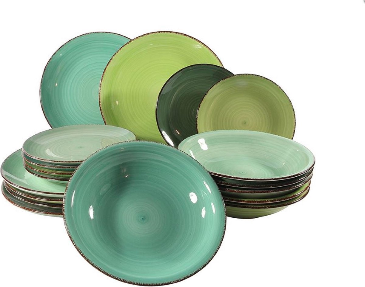Imperial Kitchen Serviesset Green 18-delig
