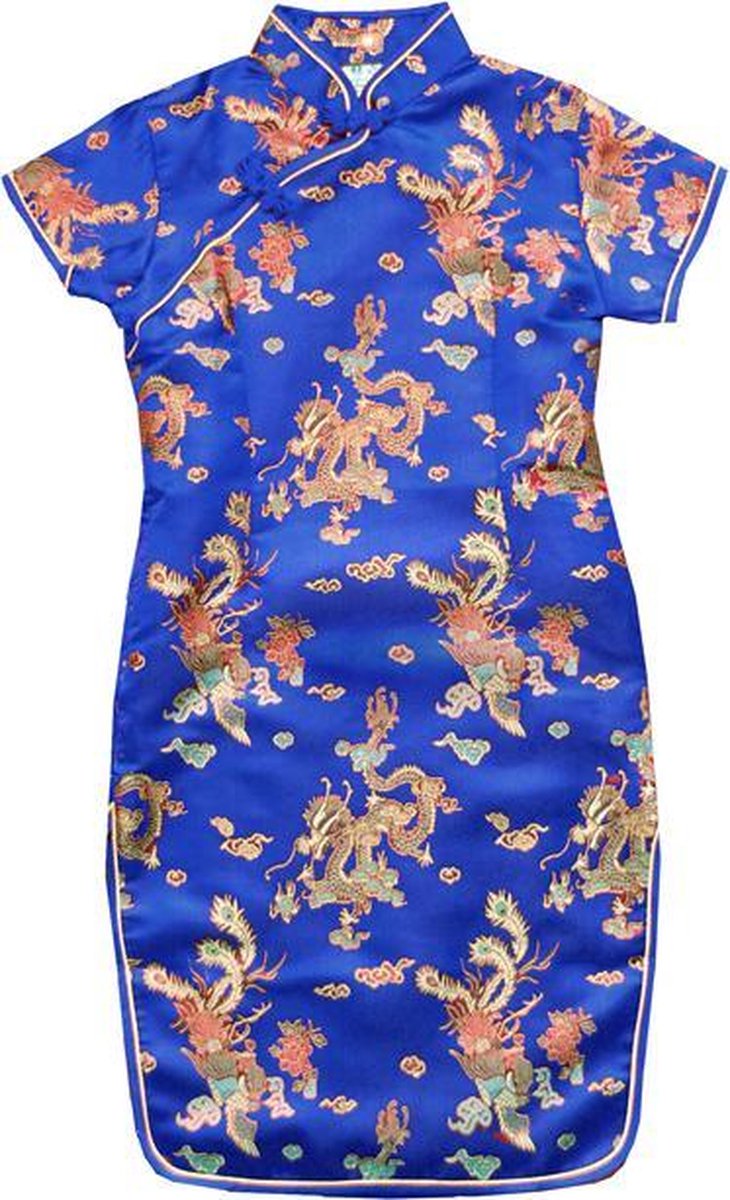 TA-HWA Chinese Kinderjurk Dragon & Phoenix Meisjes Jurk 104