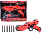 Serve and protect Shooter Medium 29 cm met licht en 6 darts