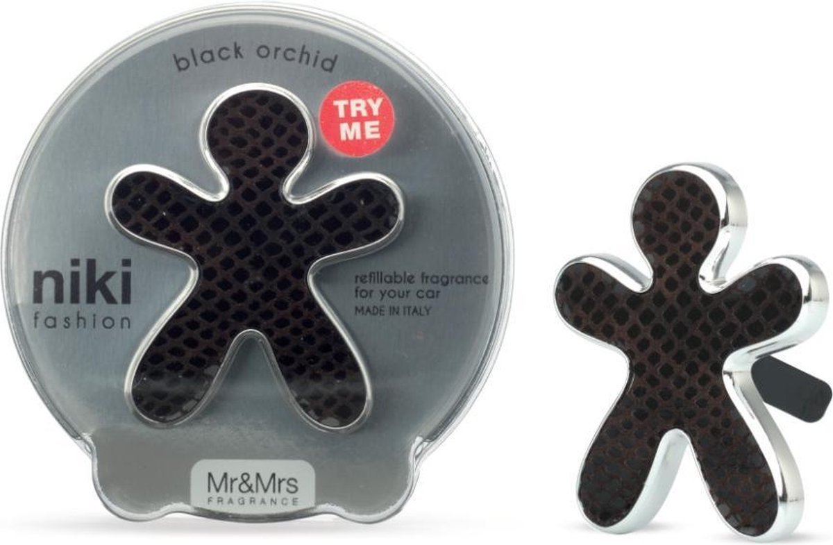Mr&Mrs Fragrance autoverfrisser Niki Fashion - Black Orchid