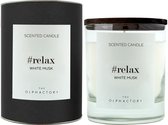 The Olphactory Luxe Geurkaars #relax - white musk iris roos bergamot lemon 40 branduur