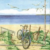 Ambiente Beach Bicycle papieren servetten