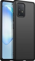 Samsung Galaxy S10 Lite hoesje, Gel case, Mat zwart | GSM Hoesje / Telefoonhoesje Geschikt Voor: Samsung Galaxy S10 Lite