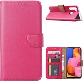 Xssive Hoesje voor Samsung Galaxy A21 - Book Case - Pink