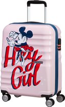 American Tourister Kinderkoffer - Wavebreaker Disney Spinner55/20 Disney (Handbagage) Minnie Darling Pink