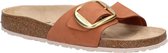 Birkenstock Madrid Big Buckle slippers bruin - Maat 35