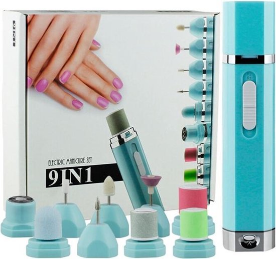 heuvel Het formulier Oven Manicure pedicure elektrische set 9 in 1. Voor nagels voeten en verwijderen  eelt. | bol.com